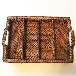 Rattan Woven Tray Sections